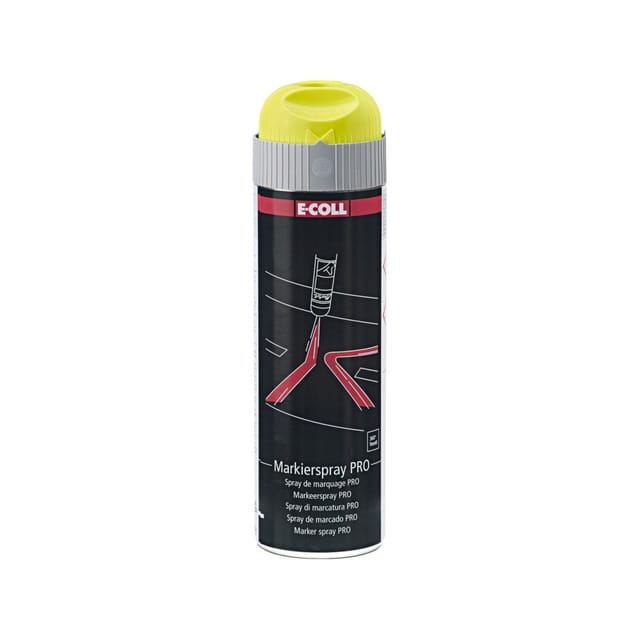 E-coll - pro Markierspray floureszierend gelb, 500 ml Spraydose