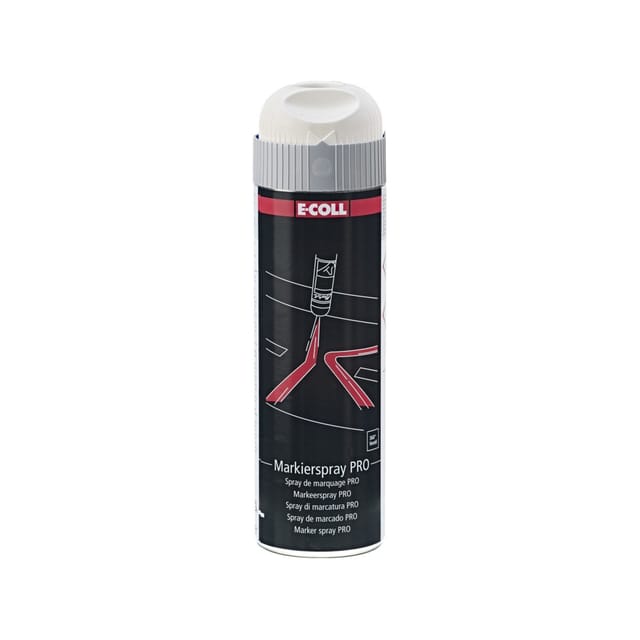 E-COLL PRO Markierspray glänzend weiss 500ml Spraydose