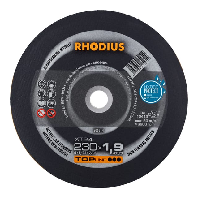 XT24, 25 Stück, 230 x 1,9 mm, Trennscheibe - Rhodius