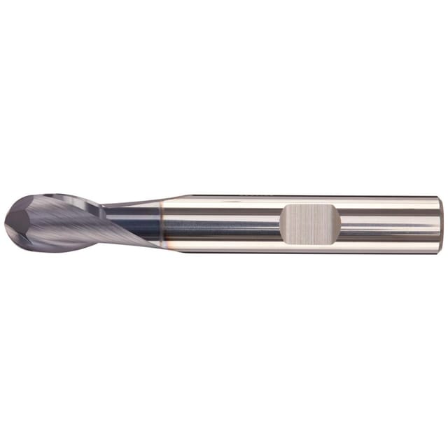 Radiusfräser kurz vhm AlTiN+ Schaft hb 30Grad 4mm Fortis