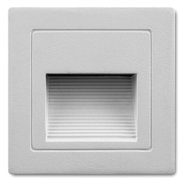 Trade Shop Traesio - Trade Shop - lampada segnapasso 1W led für parete muro applique aus interno 95X95 luce calda -