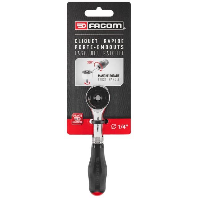 R.PE360PB Umschaltknarre 1/4' (6.3 mm) 120 mm - Facom