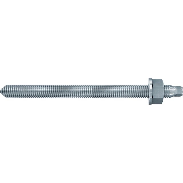 Fischer 10x Ankerstange RG M 12 x 180 mm galvanisch verzinkt Stahlgüte 5.8 - 512248