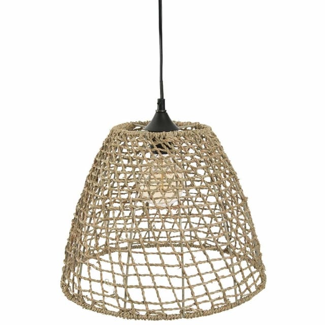 Atmosphera - Hängeleuchte aus Seegras jada, kegelförmig, ø 28,5 cm, D35, H.28,5