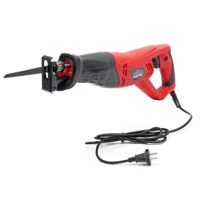 Xpotool - Wiltec Elektro Säbelsäge 900 w mit SDS-System inkl Sägeblatt für Holz & Metall, Fuchsschwanz elektrisch mit verstellbarer Geschwindigkeit,