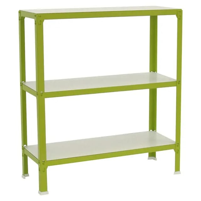 Simonrack Modernes Metallregal Grün und Weiß