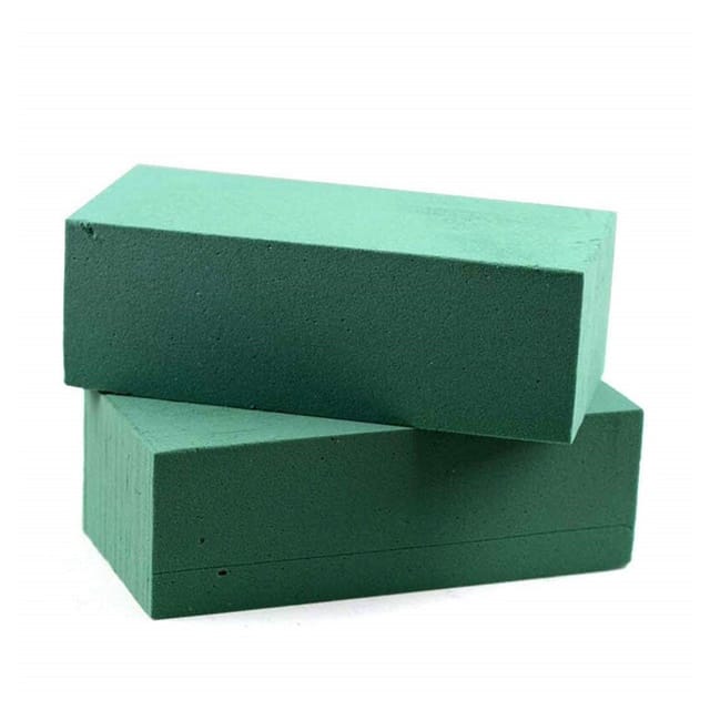 Trade Shop Traesio - Trade Shop - spugna für fiorten 2PZ spugne idrofila verde 23X11CM fioristi composition floreal -