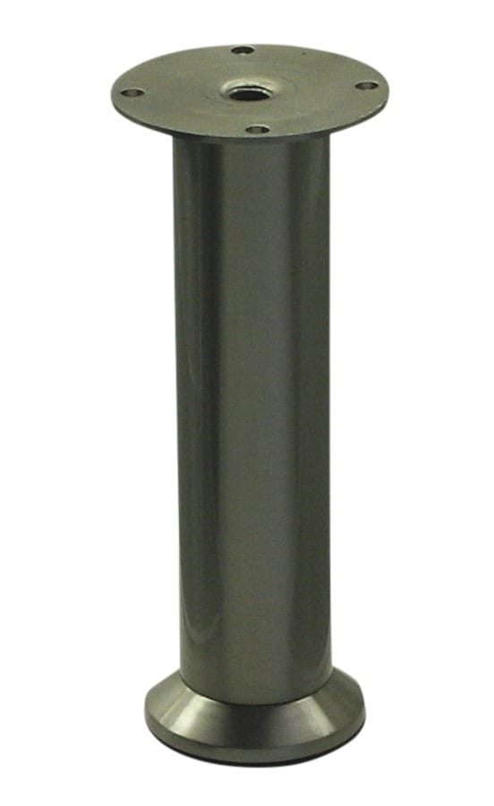 Möbelfuß Metall Edelstahl höhenverstellbar 100-120 mm
