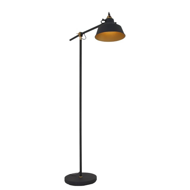 Mexlite - stehlampe - Nove - schwarz - metall - Ø 28cm - E27 -