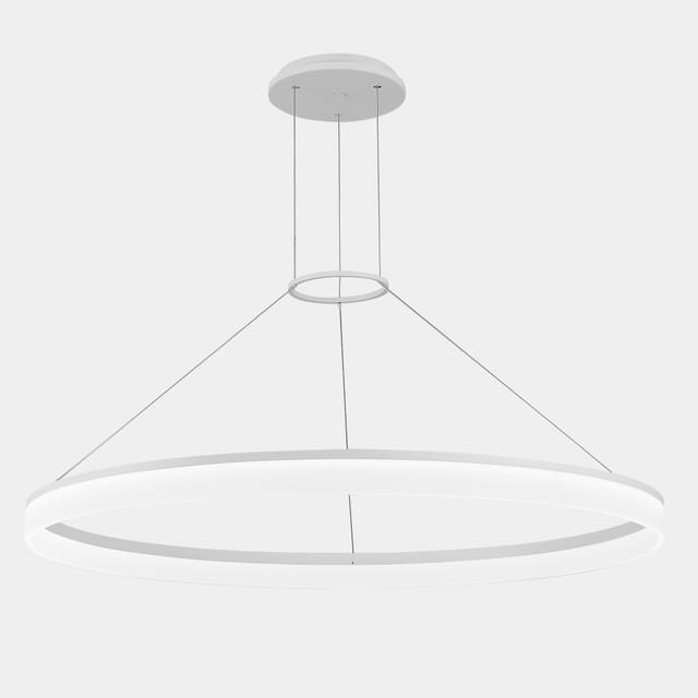 Leds-C4 GROK - Integrierte LED 1 Licht große Decke Anhänger weiß