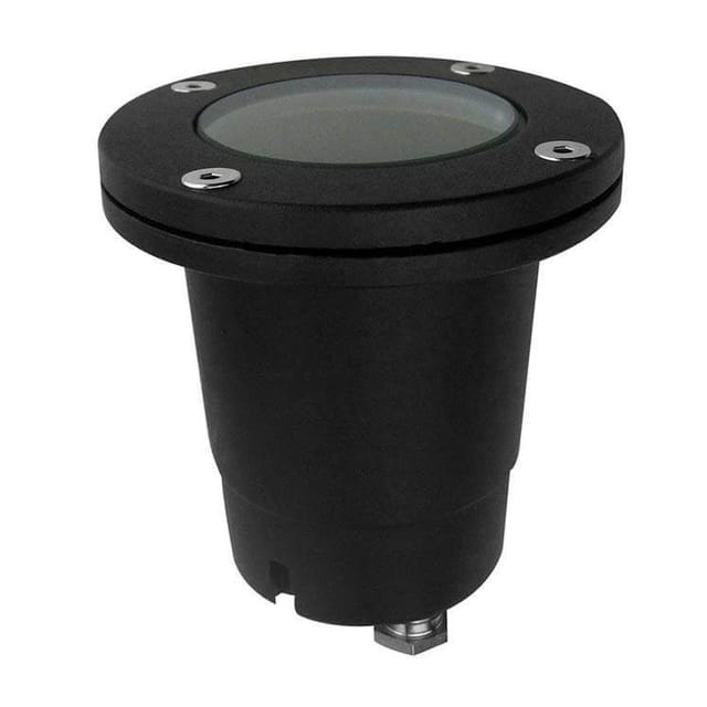 Tidian Bodeneinbauleuchte IP67 Ø98mm für GU10 Leuchtmittel (nicht enthalten). Bodeneinbauleuchte Terrasse oder Wegbeleuchtung