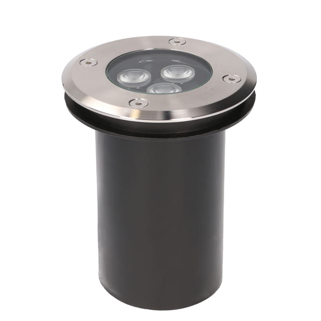 Leds-c4 - bodeneinbauleuchte IP65/IP67 ringo Ø110 mm led 2,7 w 3000 k edelstahl 218 l