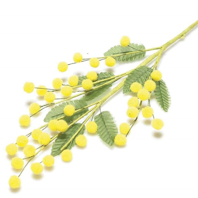 Trade Shop Traesio - Trade Shop - artikel mimosa ram 6 pezzi gialli finte fiori festa donna decorationen -