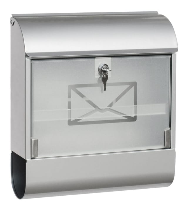 Lienbacher - Briefkasten Postkasten Zeitungsfach verzinktes Stahlblech Glasfront div. Größen 46,7 cm