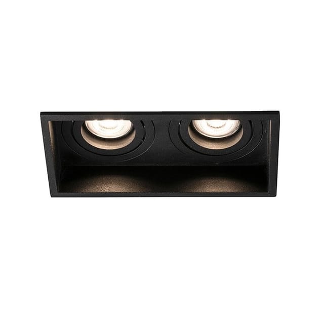 Hyde Deckeneinbauleuchte schwarz von faro 40127