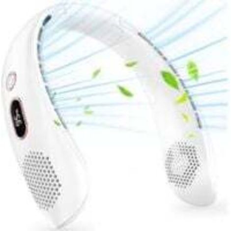 Tragbarer, Leiser Usb-nackenventilator Ohne Rotorblätter, 360°-luftstrom, Wiederaufladbarer Mini-ventilator Mit 3 Geschwindigkeitsstufen Für Zuhause, Büro Und Reisen