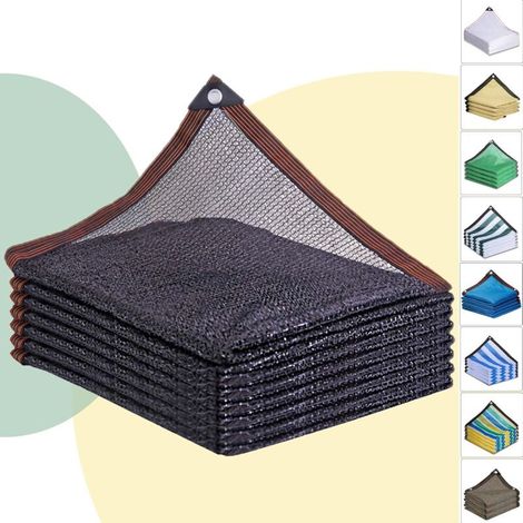 Sonnensegel 3 X 4 M, Schattierungsnetz Mit 50 % Schattierungswirkung, Uv-schutznetz, Atmungsaktives Und Erfrischendes Balkon- Und Gartennetz, Schutznetz