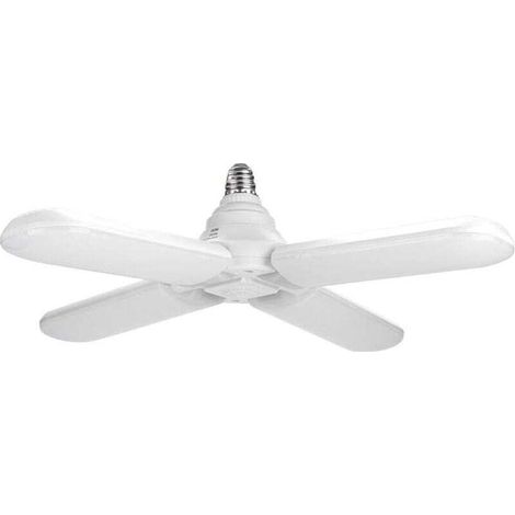 Ulisem 60w E27 Led-deckenleuchte Ac95-265v, Vier Ultrahelle Led-lampen, Faltbare Ventilatorleuchte