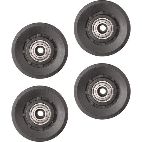 Ymyny 4er-set Universal-rollenlager Für Kabelzugmaschinen, Zusatzausrüstung Für Garagentore (90 Mm)