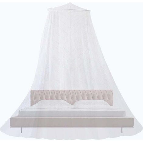 Ymyny Großes Moskitonetz Für Babybetten, Für Drinnen Und Draußen, Geeignet Für Babybetten, Weiß