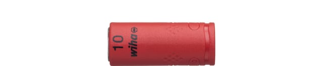 Steckschlüsseleinsatz isoliert 1/4' Außensechskant 10,0 mm (43095) - Wiha
