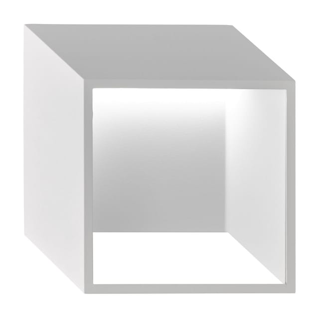 Wandlampe Innen led Modern Flurlampe Wand led Lampe Treppenhaus Wand Innen weiß, Down Strahler Metall, 5,5W 400Lm warmweiß, LxBxH 25x9,2x25 cm Wofi