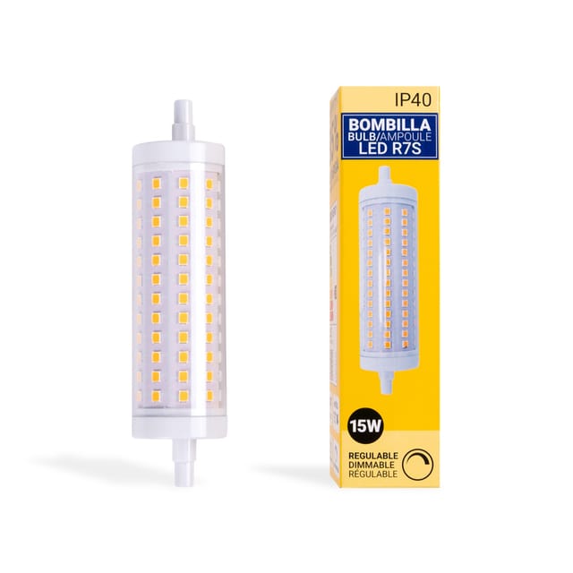 LED-Lampe R7S Dimmbar 118mm 15W 230V 1700lm