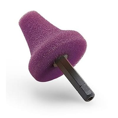 Flex - Polierschwamm pk-v Violett 35 hex 5 Stück, Kegelform 517.801