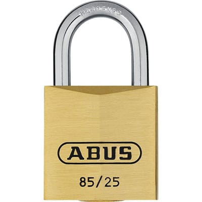 Vorhangschloss Messing 85/25 vs. Lock-Tag - Abus