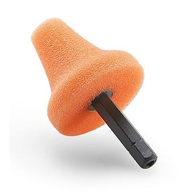 Flex - Polierschwamm pk-o Orange 35 hex 5 Stück, Kegelform 517.828