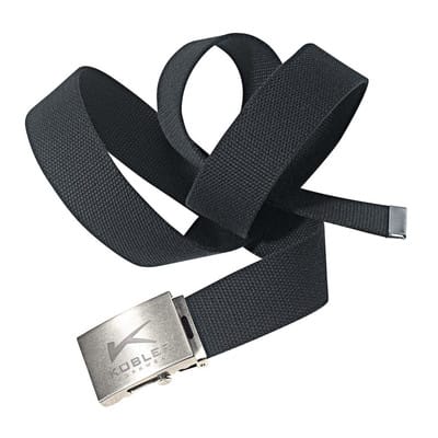 Kübler Gürtel aus Kofferband 8401 schwarz Länge 115 cm