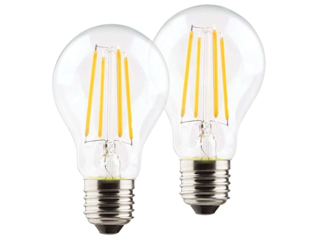 Muller Licht - Müller-Licht 400462 led eek e (a - g) E27 Glühlampenform 7 w = 60 w Warmweiß 3 St.