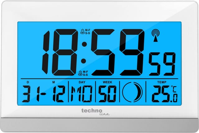 Funkwecker ws 8056 blaues Backlight Funkwecker - Technoline