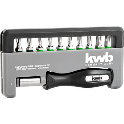 KWB - 151040 Bit-Set 12teilig