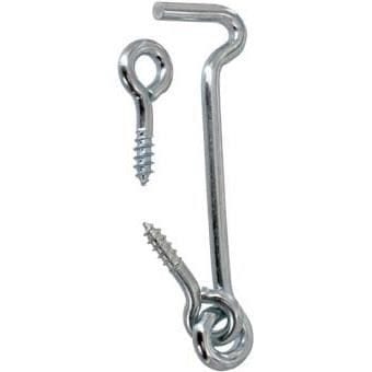 Gegenwindhaken Lennie Weiß verzinkter Stahl - 5x100 mm - CROV0510002B