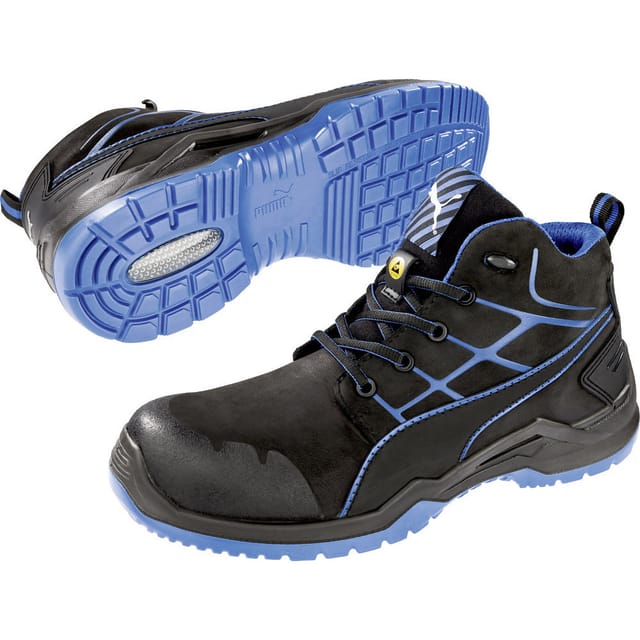 Puma - Stiefel 634200, esd, S3, Gr.43, schwarz/blau