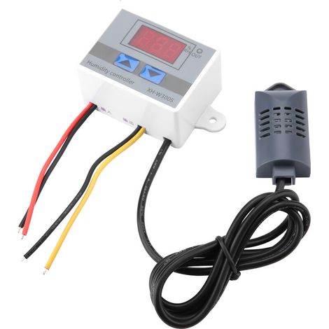 Sjlerst – Xh-w3005 Digitaler Feuchtigkeitsregler – Messbereich: 0–99 % Rf – Genauigkeit: 0,1 % – Stromversorgung: 12 V/24 V/220 V – Direktausgang