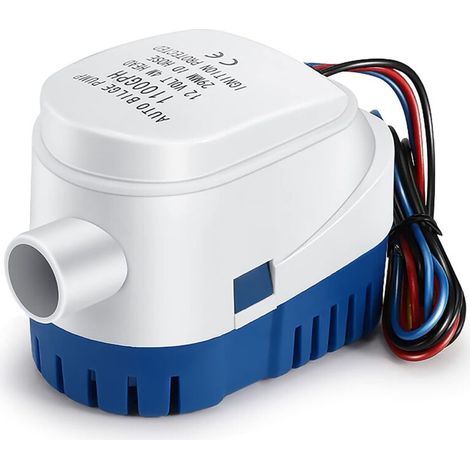 Dolaso – Automatische Tauchpumpe, 12 V, 1100 Gph – Hohe Förderleistung Für Schnelle Entwässerung – Vollständig Tauchfähig – Leise Und Kompakt
