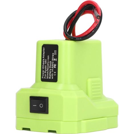 Sjlerst Lithium-akku-adapter, Akku-konverter Für Elektrowerkzeuge, 14 Awg-kabel, Für Ryobi 18v One+ Serie