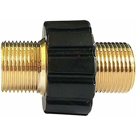 Aimoonsa Schnell-schlauchverbinder, Adapter Für Hochdruckreiniger, Doppel-m22 X 1,5, Kompatibel Mit Kärcher, Kärcher Hd & Hds Hochdruckreiniger-schlauch (14 Mm Durchmesser)