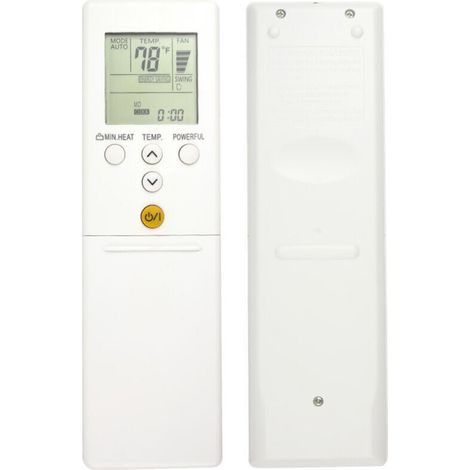 Lntyq – Fujitsu Ar Rem1u Klimaanlagen-fernbedienung – Duale Fahrenheit/celsius-anzeige – Schiebemechanismus – Robustes Abs-material