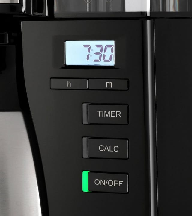 Thermoskanne look 50 therm timer schwarz