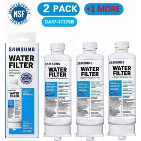 Lntyq – 3er-pack Wasserfilter Für Samsung Kühlschränke Da97-17376b – Kokosnusskohle – Kompatibel Mit Mehreren Modellen – Da97-08006c