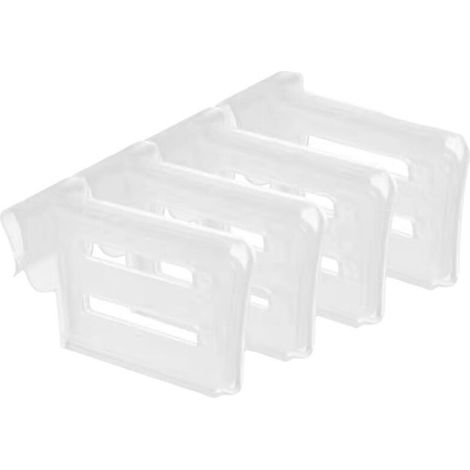 Lntyq 4-teiliges Kühlschrank-trennwand-set, Verstellbare Seitentür-trennwände Für Eier, Obst, Getränke, Küchenutensilien Und Lebensmitteltrennung
