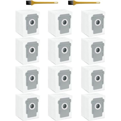 12er-pack Staubsaugerbeutel Für Irobot Roomba I7/i7+/i7 Plus/i3/i3+/i4/i4+/i6/i6+/i8/i8+/j7/j7+/s9/s9+/e5/e6/e7 – Ersatzbeutel Für Irobot Roomba I7 Zubehörset H287