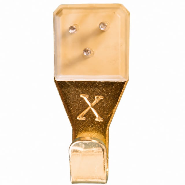 X-Haken für Beton aus Messing, 3 Stück