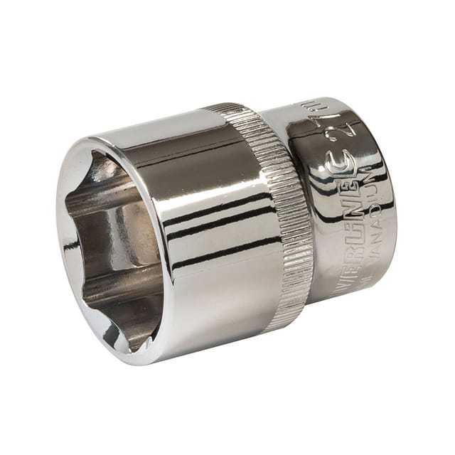 Sechskant-Steckschlüsseleinsatz, metrisch, 1/2-Zoll-Antrieb 27 mm