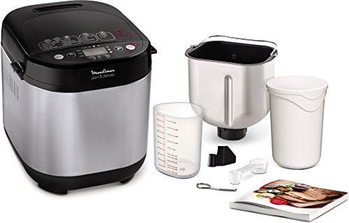 Moulinex OW240E Pain & Delices Brotbackautomat Kapazität 1 Kg 20 Programme 650W Inox