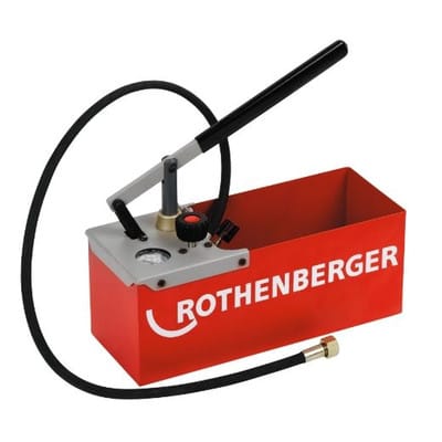 Rothenberger - Präzisionsprüfpumpe TP25 manuell, duramant Beschichtung, bis 25 bar