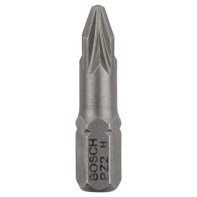 Schrauberbit Extra-Hart, pz 2, 25 mm, 10er-Pack, im Blister - Bosch